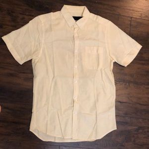 Yellow striped ASOS button down